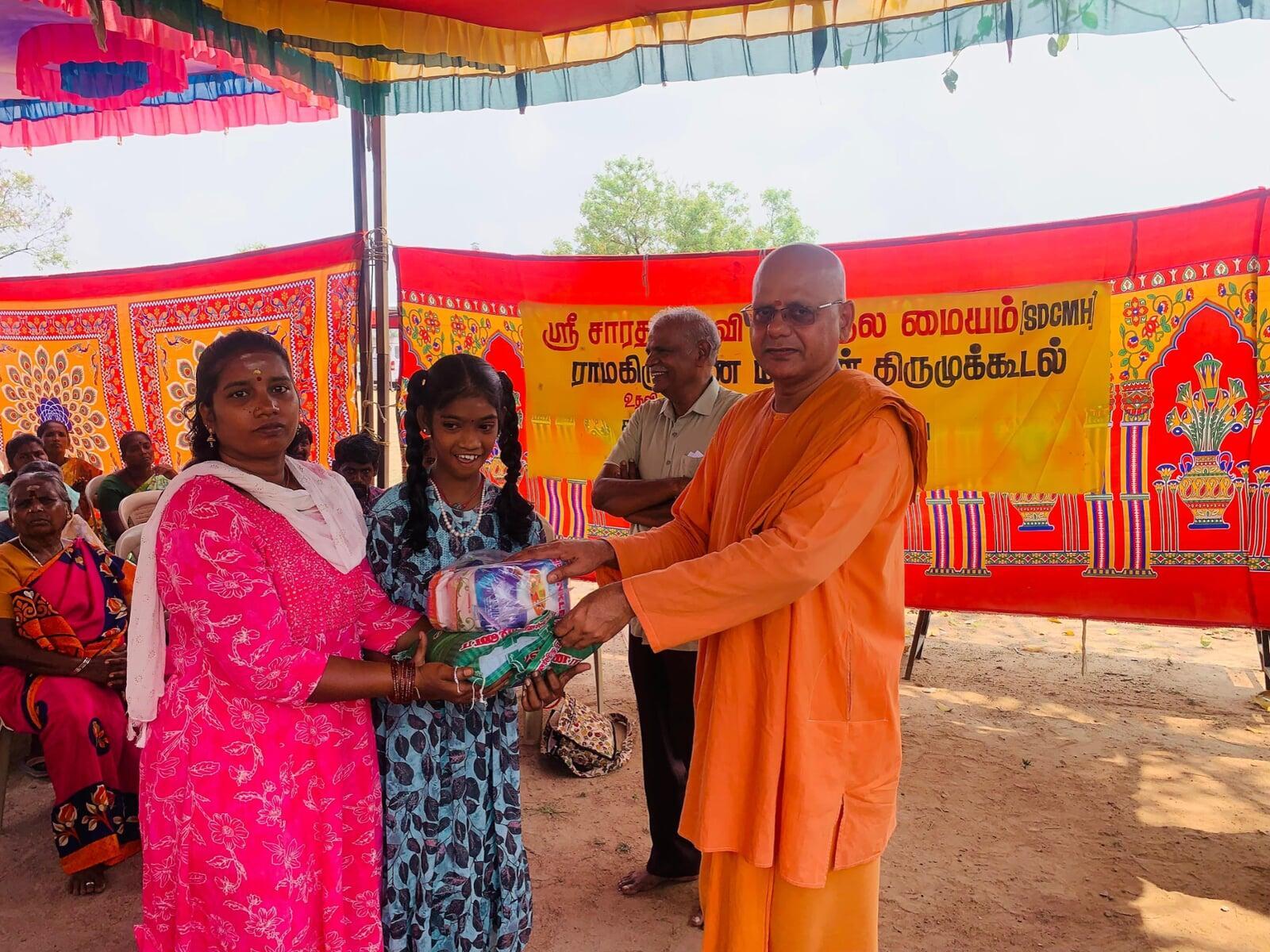 Provisions Distribution and Satsang