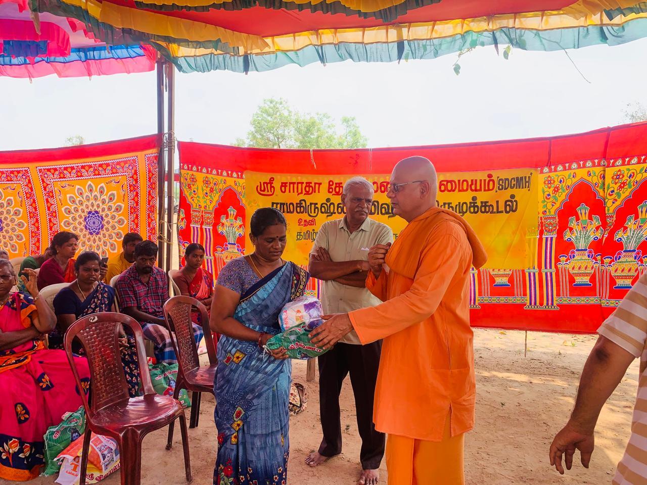 Provisions Distribution and Satsang