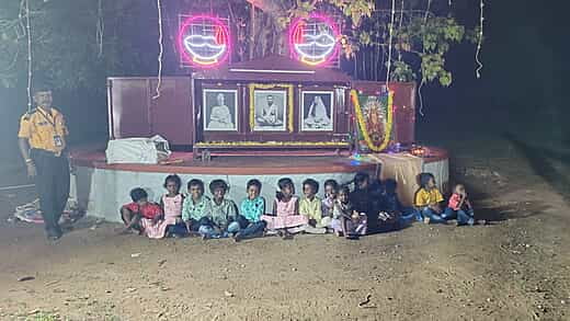 Thirumukkudal Diwali Celebrations 2024 with Irrula children and with their parents