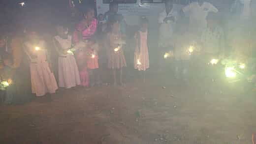 Thirumukkudal Diwali Celebrations 2024 with Irrula children and with their parents