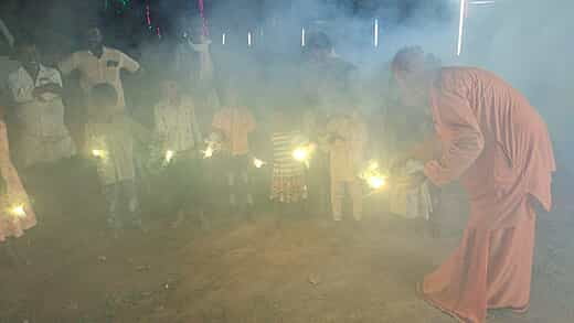 Thirumukkudal Diwali Celebrations 2024 with Irrula children and with their parents