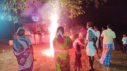 Thirumukkudal Diwali Celebrations 2024 with Irrula children and with their parents